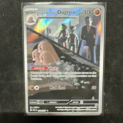 Team Rocket's Dugtrio 239/217 Illustration Rare - Ascended Heroes Pokemon TCG - Image 1