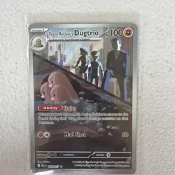 Team Rocket's Dugtrio 239/217 Illustration Rare - Ascended Heroes Pokemon TCG - Image 1
