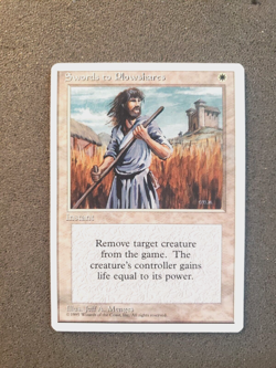 MTG Swords to Plowshares x1 Fourth Edition 52/379 Uncommon Un-Played(DS3D1PD)... - Image 5