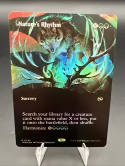 Nature's Rhythm (Borderless) Tarkir: Dragonstorm Foil - Image 1