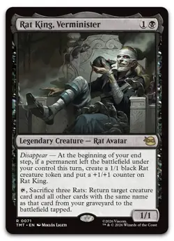 Rat King, Verminister #71 (NM) TMT Magic MTG - Image 1