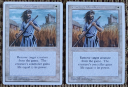 MTG Swords to Plowshares x2 | NM | 4th Edition | Instant - Image 1