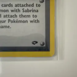 Pokemon TCG Sabrina Gym Challenge 20/132 Holo Rare Unlimited Wizards - Image 5
