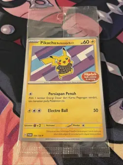 NEW! - Pokemon Pikachu Berkemeja Batik 154/SV-P Indonesia Journey Sealed Promo - Image 1