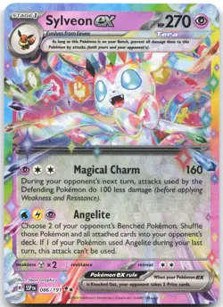 Sylveon ex 086/191 Double Rare Surging Sparks Pokemon Near Mint - Image 1
