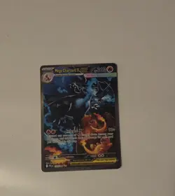 Mega Charizard X EX Full Art Holo 360 HP Pokemon Card 125/094 Phantasmal Flames - Image 5