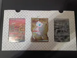 Pokemon 151 UPC Promo Set, Box Fresh: Metal Mew 205, Sealed Mew 053 & Mewtwo 052 - Image 1