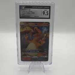 Pokemon Charizard GX Ultra Rare Holo Hidden Fates 9/68 CGC 9.5 English 2019 - Image 1