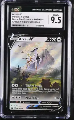 Arceus v SWSH204 Holo Black Star Promo Pokemon TCG CGC 9.5 - Image 1
