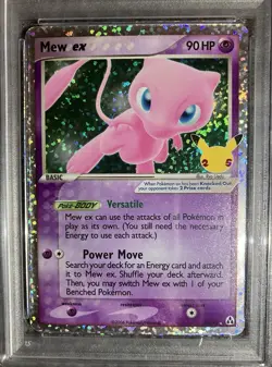 2021 Pokemon TCG PSA 9 Celebrations Classic Collection Mew EX #88 - Image 3