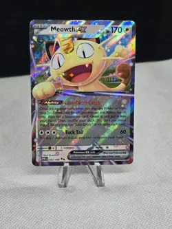 2026 Pokemon Perfect Order MEOWTH EX 062/088 Double Rare - Image 1