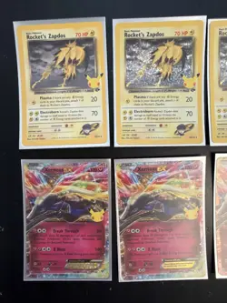 Pokemon Celebrations Lot 18 Zapdos 15/132 Xerneas 97/146 Garchomp 145/147 Luxray - Image 2
