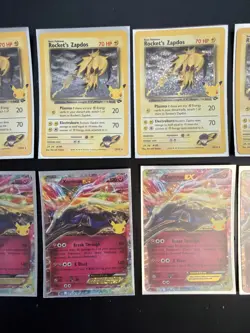 Pokemon Celebrations Lot 18 Zapdos 15/132 Xerneas 97/146 Garchomp 145/147 Luxray - Image 3