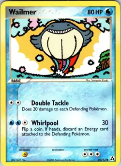 Wailmer 69/92 Legend Maker Pokemon TCG NM Normal - Image 1