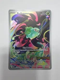 Pokemon TCG Bulbasaur IR 133/132 Mega Evolutions Stamped - Image 1