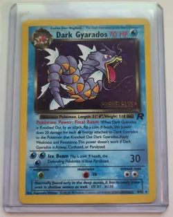 Pokemon Card - Dark Gyarados - Holo Prerelease Promo #8/82 WotC - Mint - Image 1