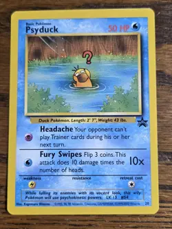 Pokemon Wotc Black Star Promo # 20 Psyduck,,not played - Image 1