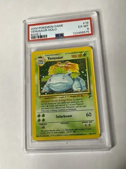 Pokemon Charizard Blastoise Venusaur Base Set 2 Trio two PSA 6, One ungraded - Image 4