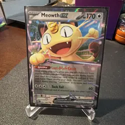 Pokemon TCG Meowth EX 62/88 Double Rare Perfect Order - Image 1