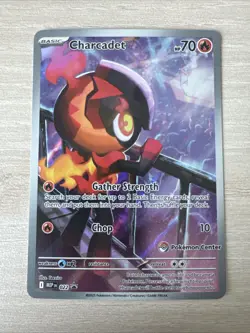 🔥 Charcadet 022 BSP Pokemon Center Phantasmal Flames ETB Stamped Promo NM/Mint - Image 1