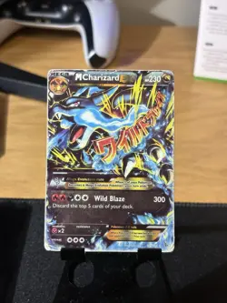 Mega M Charizard EX 69/106 Pokemon XY Flashfire 2014 Ultra Rare Holo -HP/DMG - Image 1