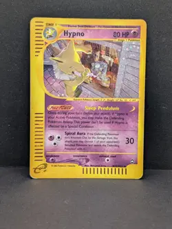 Hypno H12/H32 Aquapolis Holo Ultra Rare Pokemon TCG Nintendo e-reader HP - Image 1