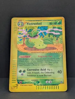 Victreebel Pokemon TCG Aquapolis Holo Rare Nintendo e-reader MP+ - Image 3