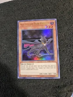 YUGIOH Ultra Rare Neo-Spacian Dark Panther BLRR-EN052 1st Edition - Image 1