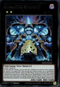 Gigantic Spright 1st Ed Ultra Rare POTE-EN047 Yu-Gi-Oh! - Image 1