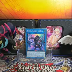 YUGIOH Super Rare Donner, Dagger Fur Hire DABL-EN049 - Image 1