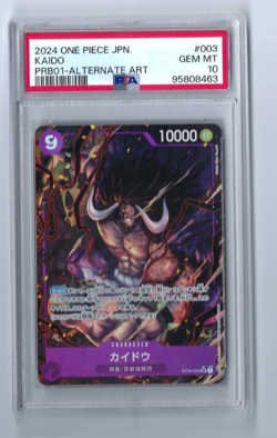 KAIDO 2024 ONE PIECE JAPANESE ALTERNATE ART ST04-003 GRADED PSA 10 GEM MT - Image 1