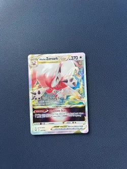 Pokemon TCG Hisuian Zoroark VSTAR Lost Origin Holo Ultra Rare Card 147/196 - Image 1
