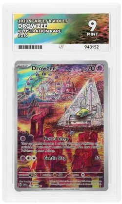 Drowzee Illustration Rare #210/198 Scarlet & Violet Pokemon Card ACE 9 Mint - Image 1