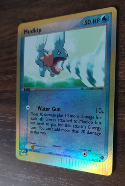Mudkip 65/97 (Dragon) Holo Vintage Pokemon Card LP - Image 2