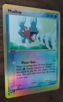 Mudkip 65/97 (Dragon) Holo Vintage Pokemon Card LP - Image 3