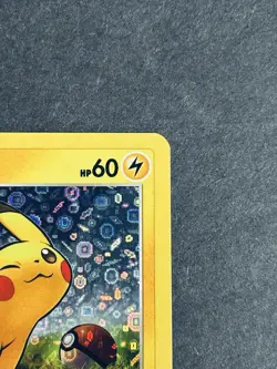 Pikachu SWSH039 Holo Black Star Promo Card NM 25th Anniversary - Image 3