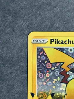 Pikachu SWSH039 Holo Black Star Promo Card NM 25th Anniversary - Image 4