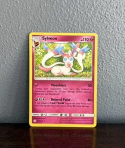 Pokemon Card Cosmic Eclipse Sylveon 155/236 Regular Rare - NM/Mint - Image 1