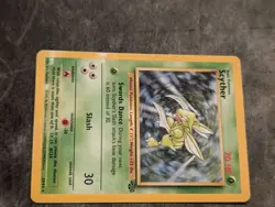 Scyther 26/64 Jungle Unlimited NonHolo Rare WotC 1999 Vintage LP Wizards Pokemon - Image 2