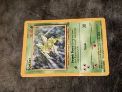 Scyther 26/64 Jungle Unlimited NonHolo Rare WotC 1999 Vintage LP Wizards Pokemon - Image 3