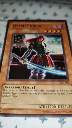 Getsu Fuhma IOC-089 Invasion of Chaos Unlimited Rare Card NM Yu-Gi-Oh TCG - Image 2