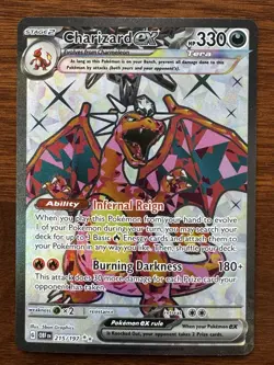 Charizard ex 215/197 SV03: Obsidian Flames Ultra Rare Pokemon Card - Image 1