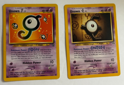 Unown J 38 Black Star Promo Rare Pokemon Card Unknown 2001 Vintage - Image 3