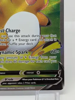 Raichu V (Full Art) 158/172 SWSH09: Brilliant Stars Ultra Rare Pokemon Card NM - Image 5