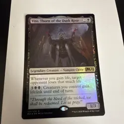 Vito, Thorn of the Dusk Rose NM M21 Media Promos Foil 127/274 R 3 available - Image 1