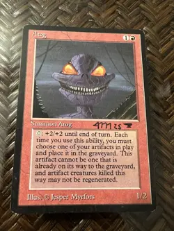 Mtg. Atog. Antiquities. Signed. Played. - Image 1