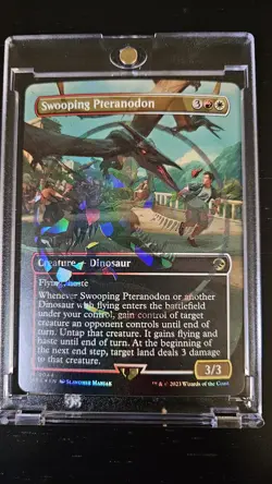 Swooping Pteranodon (Borderless) (Emblem) Universes Beyond: Jurassic World Foil - Image 1