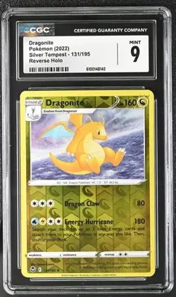 CGC 9 MINT Dragonite Gamestop Exclusive 131/195 Promo 2022 Pokemon Stamp Card - Image 1