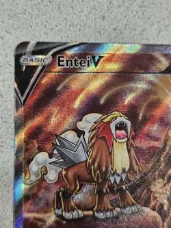 Pokemon Entei V Ultra Rare Full Art Holo GG36/GG70 Crown Zenith - Image 3