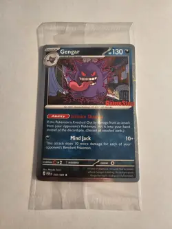 Pokemon TCG Gengar GameStop Promo 2026 Sealed Near Mint - Image 1